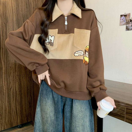 好感度UP オシャレデザイン 都市ファッショ スウェット<S-10328>