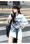 美人度アップ 絶対流行 売れ筋 早い者勝ち カジュアル 2色選択 Tシャツ<S-11522>