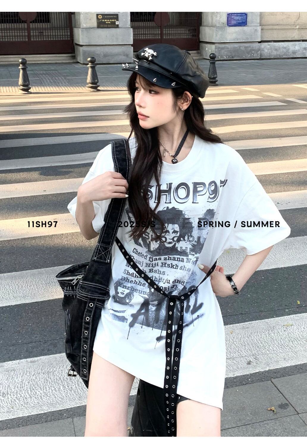 美人度アップ 絶対流行 売れ筋 早い者勝ち カジュアル 2色選択 Tシャツ<S-11522>