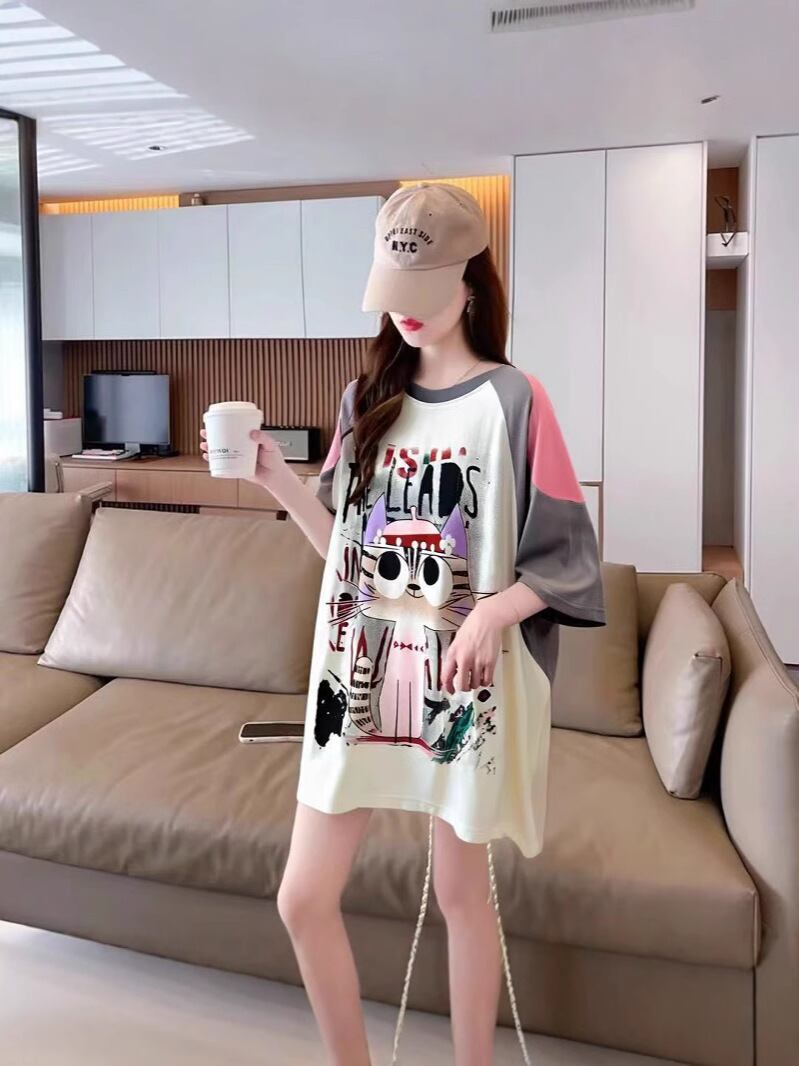 スウィート 好感度UP 海外トレンド カジュアル 全3色 半袖 Tシャツ ＜S-11110＞