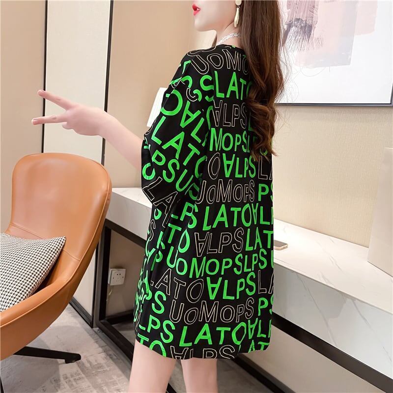 スタイリッシュ プリント 一目惚れ Tシャツ カットソー＜S-3307＞