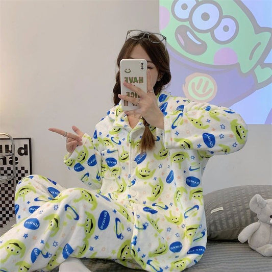 優しい雰囲気 パジャマ トップス+パンツセット ＜S-6012＞