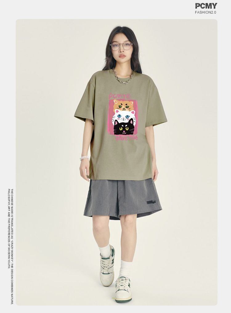 大好評 海外トレンド 定番シンプル 好感度UP カジュアル 全3色 半袖 Tシャツ ＜S-11283＞