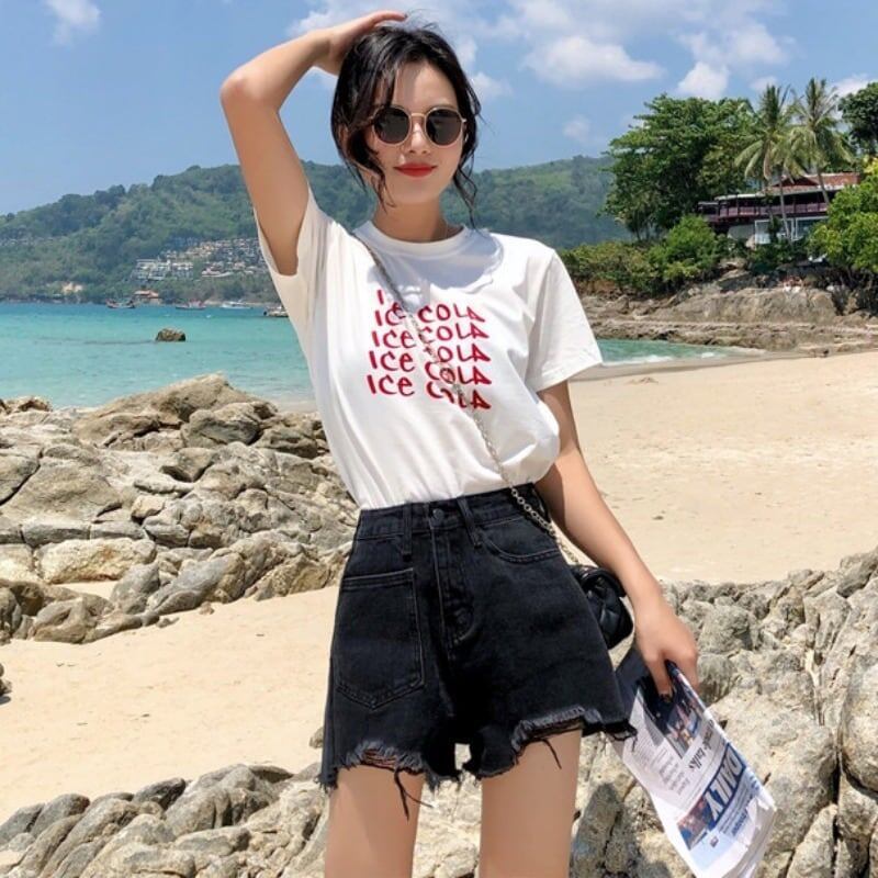清涼感たっぷり ハイウエスト 美腿効果抜群 パンツ ボトムス＜S-3304＞