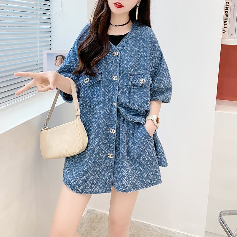 ファッション ジャケット＋パンツ 美人度アップ セットアップ＜S-3198＞