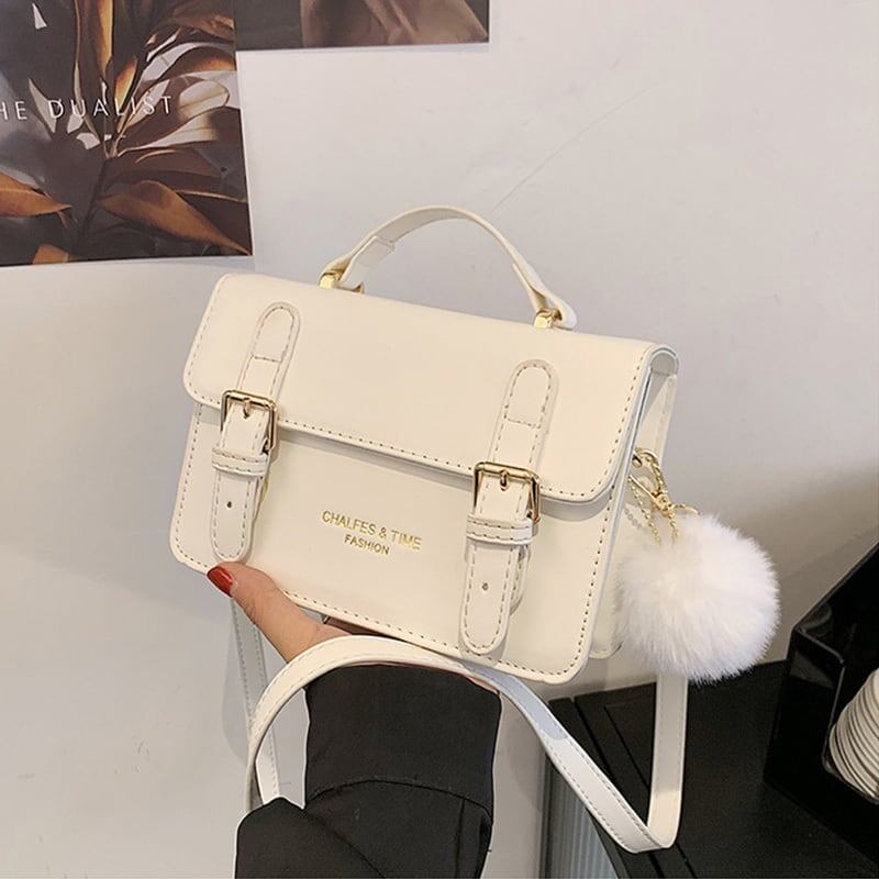 合わせやすい メッセンジャーバッグ オシャレ感たっぷり ハンドバッグ＜S-2963＞