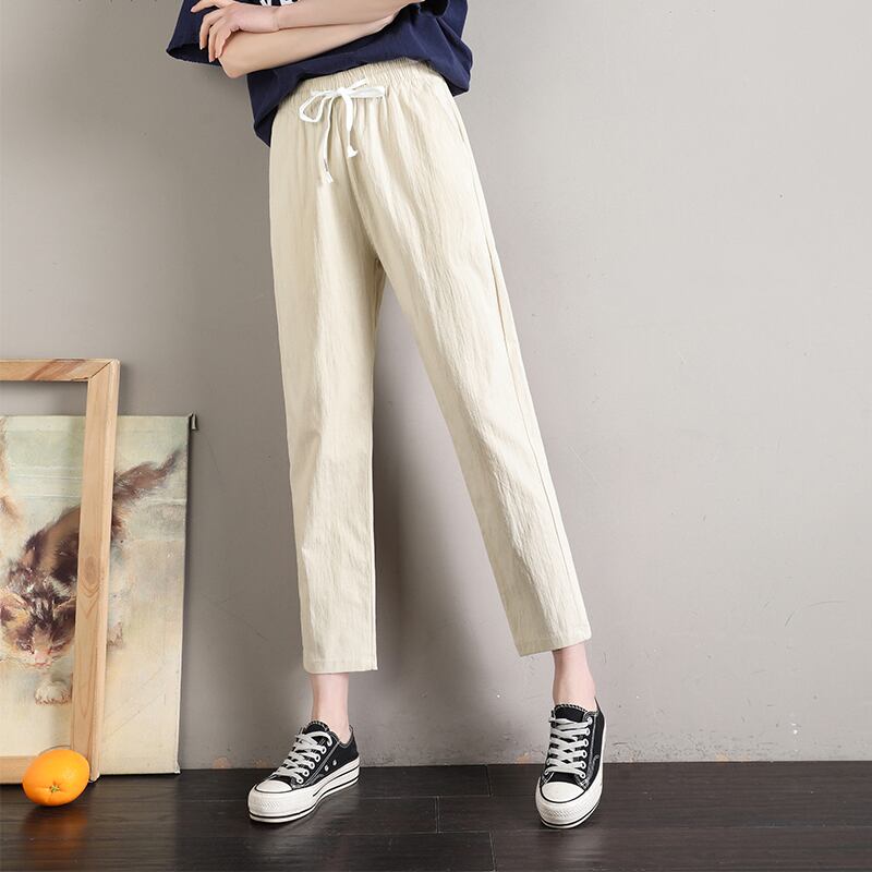 定番シンプル  ファッション ゆったりパンツ<S-6541>