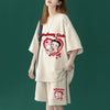 【半額！期間限定！！】早い者勝ち大人可愛い  半袖Ｔシャツⅹパンツセット全4色 <S-6579>