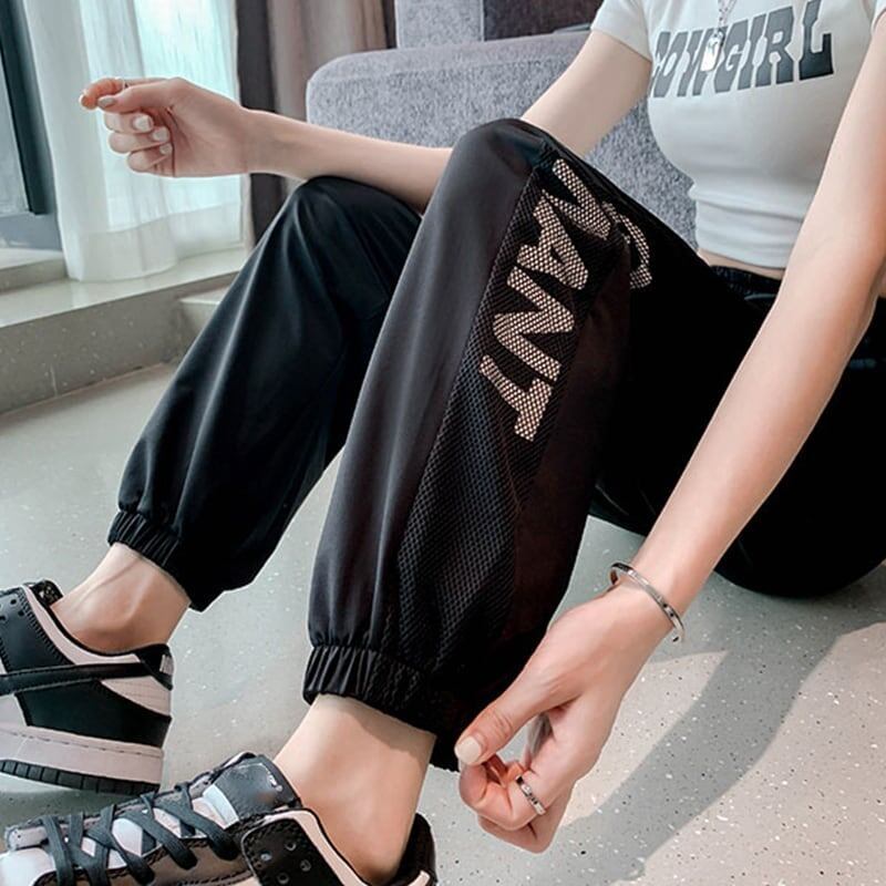 ファッション アルファベット カジュアル パンツ ボトムス＜S-3013＞