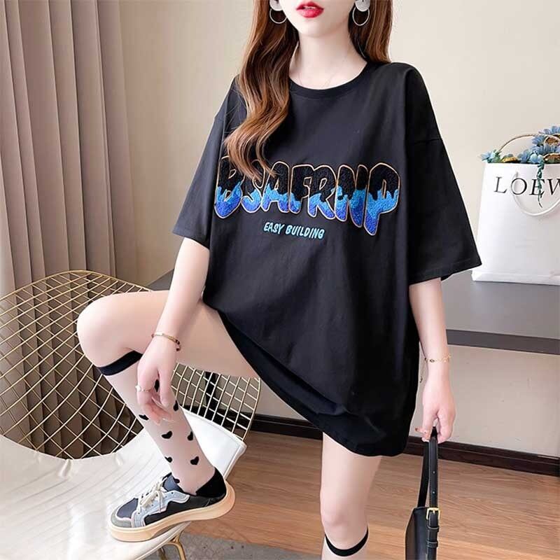 スタイリッシュ アルファベット 一目惚れ Tシャツ カットソー＜S-3168＞