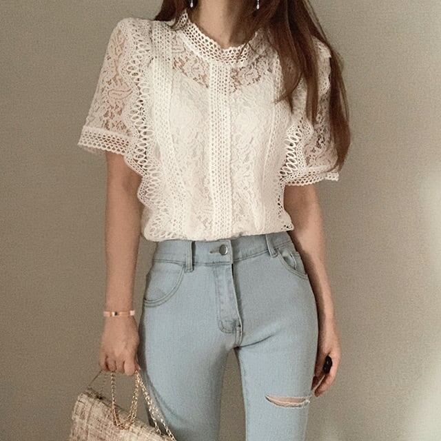 美人度アップ プリント ファッション ゆったり 全4色 半袖 Tシャツ＜S-11784＞
