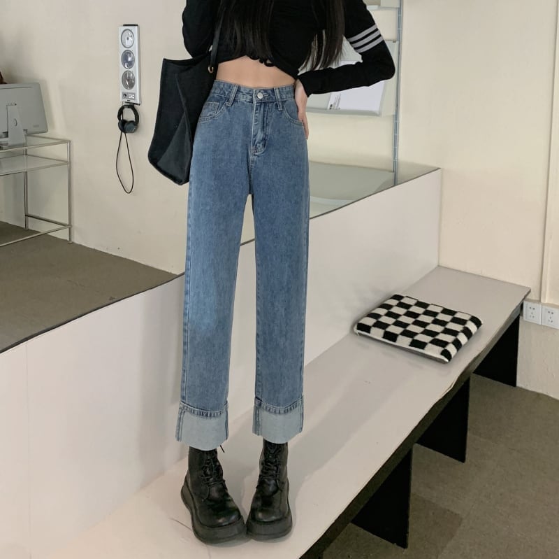 スリム ハイウエスト オシャレ度満点 パンツ ボトムス＜S-3735＞