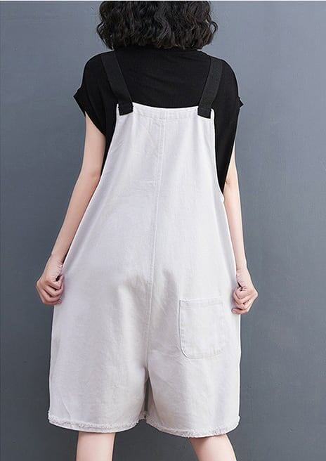 トレンディな刺繍ビブショーツ<S-5000>