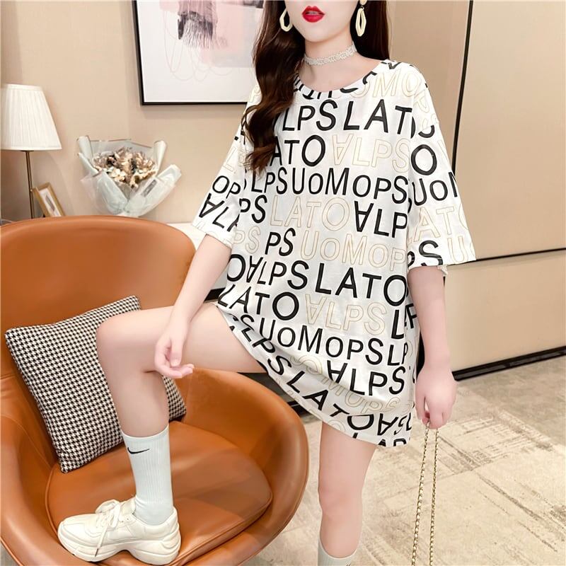スタイリッシュ プリント 一目惚れ Tシャツ カットソー＜S-3307＞