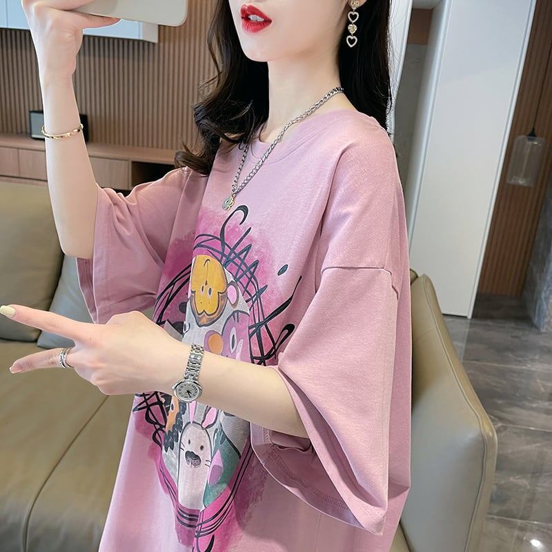 おすすめ シンプル ファッション スウィート 半袖シャツ<S-6384>