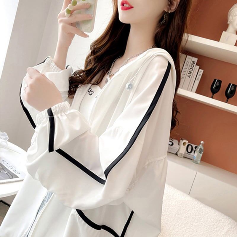 好感度満載 ゆったり感アップ 日焼け対策 ジャケット ブルゾン＜S-3086＞