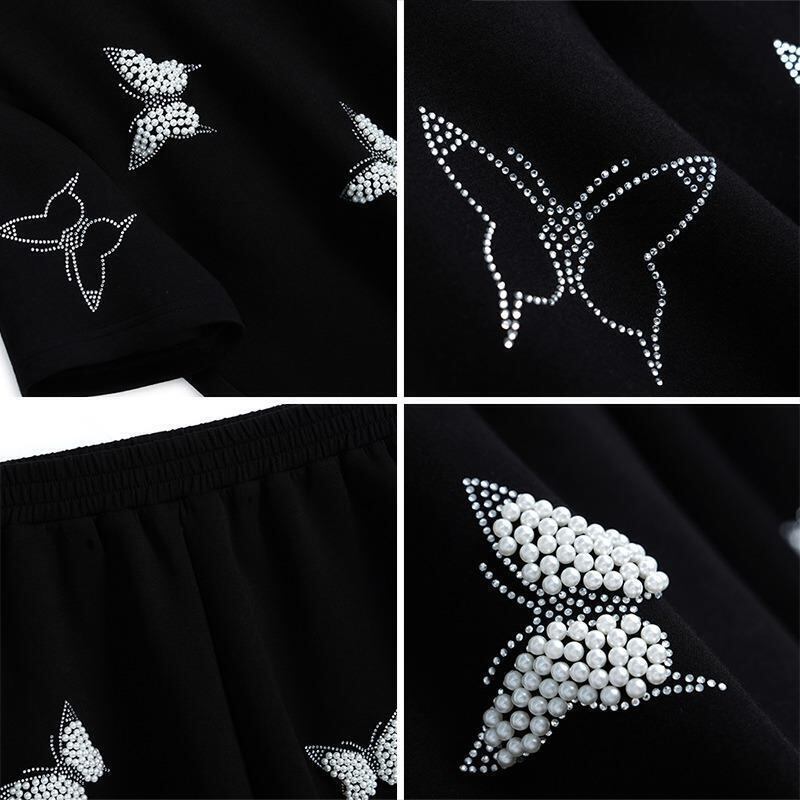 新作 ファッション 絶対欲しい 海外トレンド 半袖 Tシャツ ショートパンツ セットアップ<S-6726>