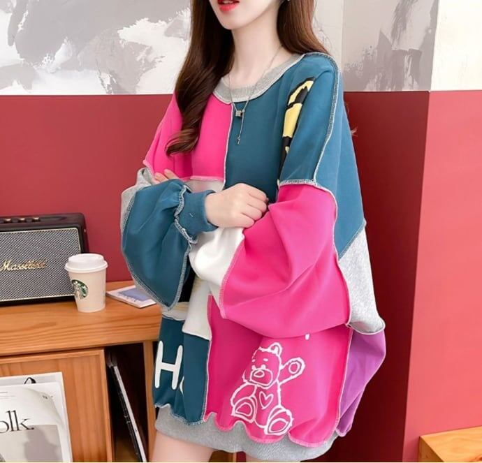 【裏起毛】主役級 ファッションレジャー 個性派 スウェット<S-5566>