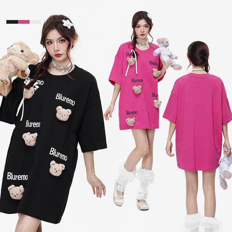 期間限定 ファッション 着回し力抜群 ゆったり 男女兼用 全3色 半袖Tシャツ＜S-9065＞