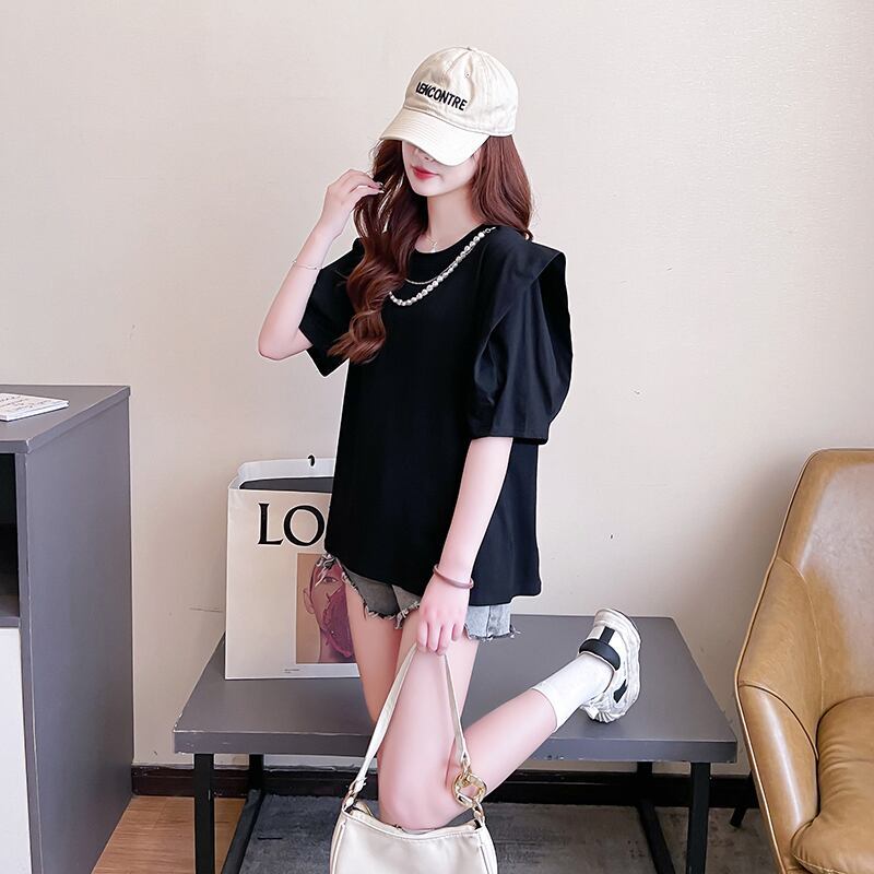 売り切れ必至 簡潔 個性派 ファッション 全3色 半袖Tシャツ<S-8514>