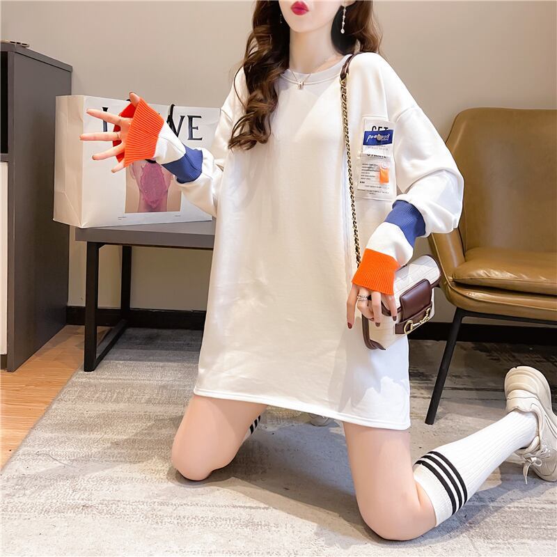 美感いっぱい 切り替え 好感度満載 プリント Tシャツ カットソー＜S-3669＞