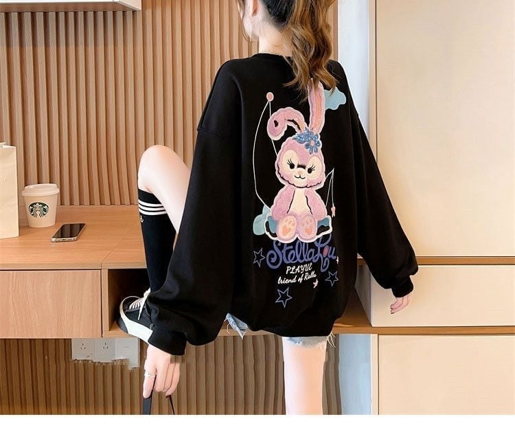 【半額！期間限定！！】好感度UPカワイイウサギちゃんスウェット全三色トップス<S-4293>