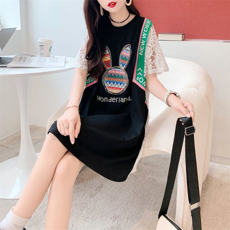 スタイリッシュ プリント 一目惚れ Tシャツ カットソー＜S-3265＞