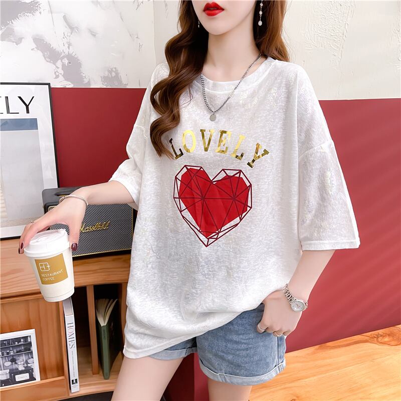 話題沸騰中 ファッション 個性派 プリント 全3色 半袖Tシャツ<S-8508>