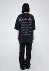 見逃し厳禁 ファッション ストリート系 ヴィンテージ加工 プリントTシャツ ＜S-2893＞