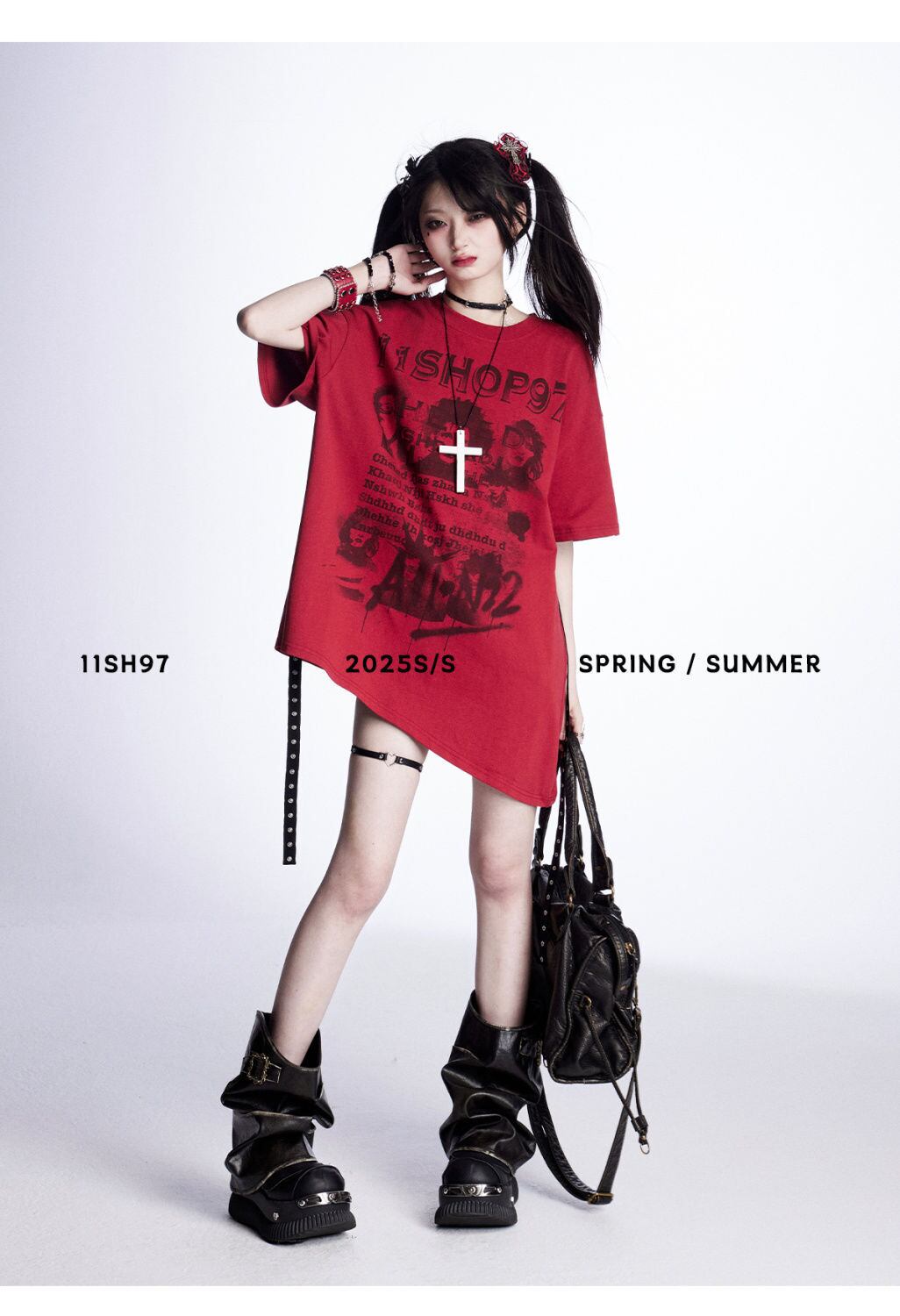 美人度アップ 絶対流行 売れ筋 早い者勝ち カジュアル 2色選択 Tシャツ<S-11522>