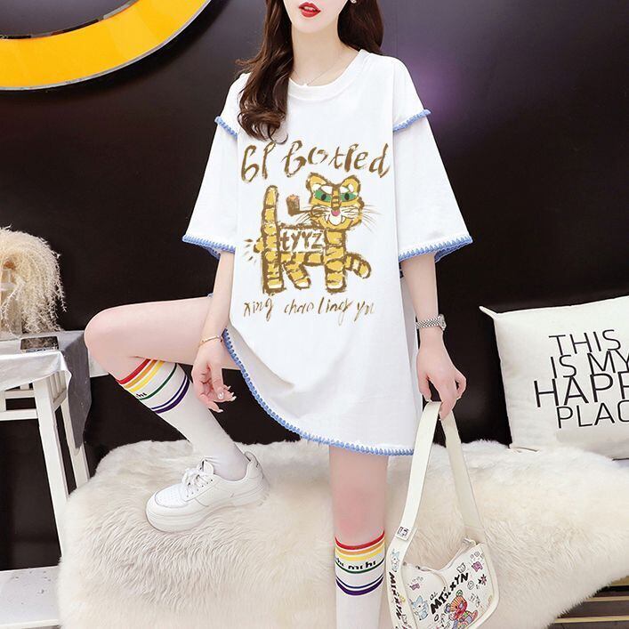 売り切れ必至 カジュアル アバンギャルド プリント全2色 半袖Tシャツ カットソー ＜S-8561＞