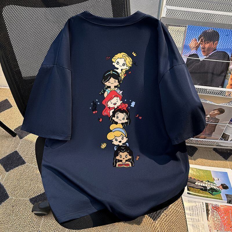 新商品 カジュアル 定番シンプル プリント 全6色 半袖Tシャツ<S-8767>