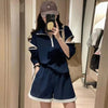 主役級 ファッション 今季マストバイ 個性派 半袖Ｔシャツⅹパンツセット<S-6533>