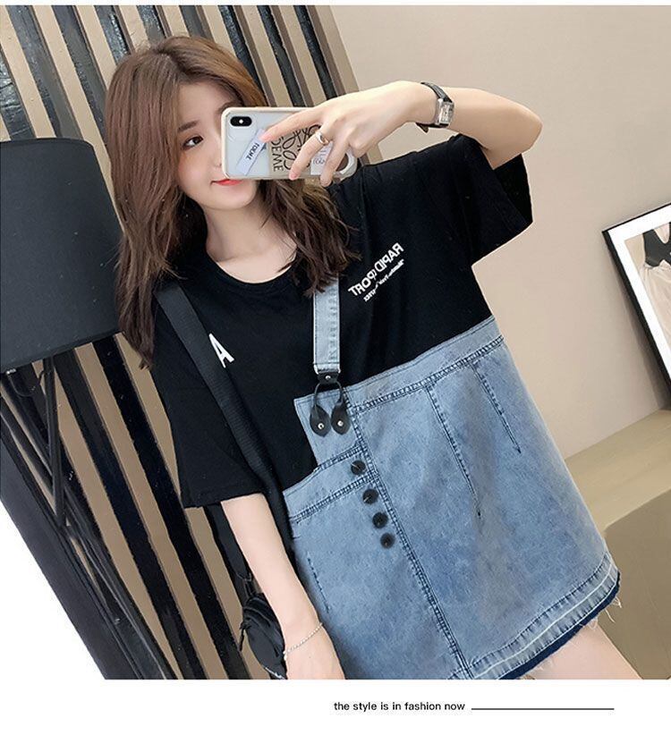 個性的なデザイン 2色選択可 一目惚れ レイヤード風 Tシャツ カットソー＜S-8286＞