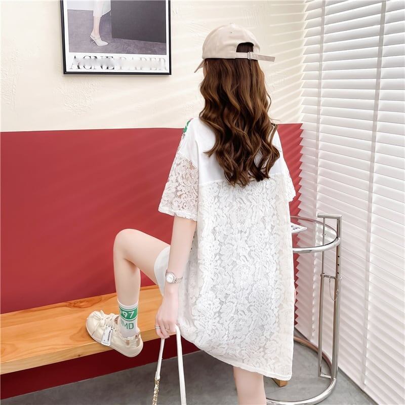 着心地抜群 プリント 女性力を高める Tシャツ カットソー＜S-3264＞