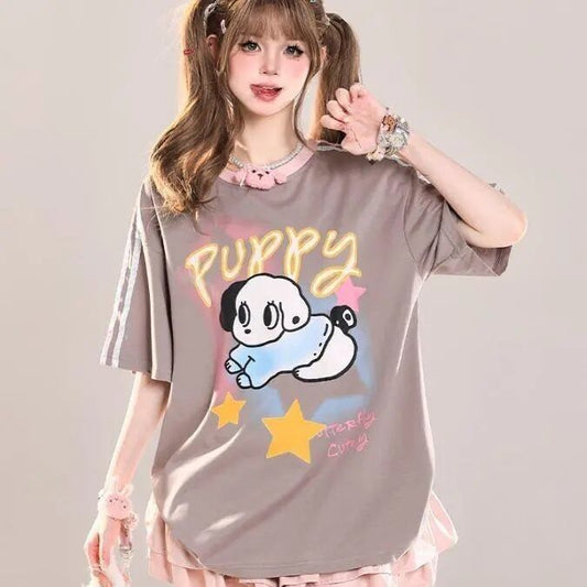 定番シンプル 絶対流行 売れ筋 早い者勝ち カジュアル 2色選択 Tシャツ<S-11462>
