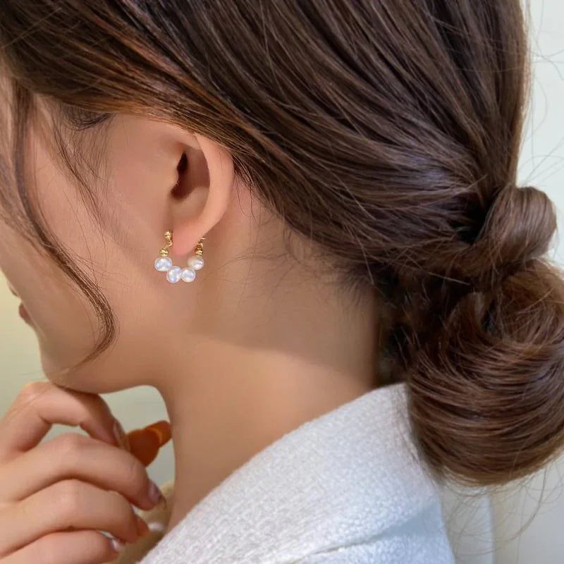 レトロ 清純甘くて女子力UP 好感度満載 イアリング アクセサリー＜isf-2807＞