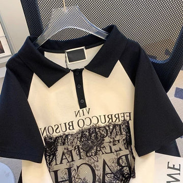 売り切れ必至  ファッション スウェット＜S-10079＞ プリント 半袖Tシャツ カットソー＜S-8250＞