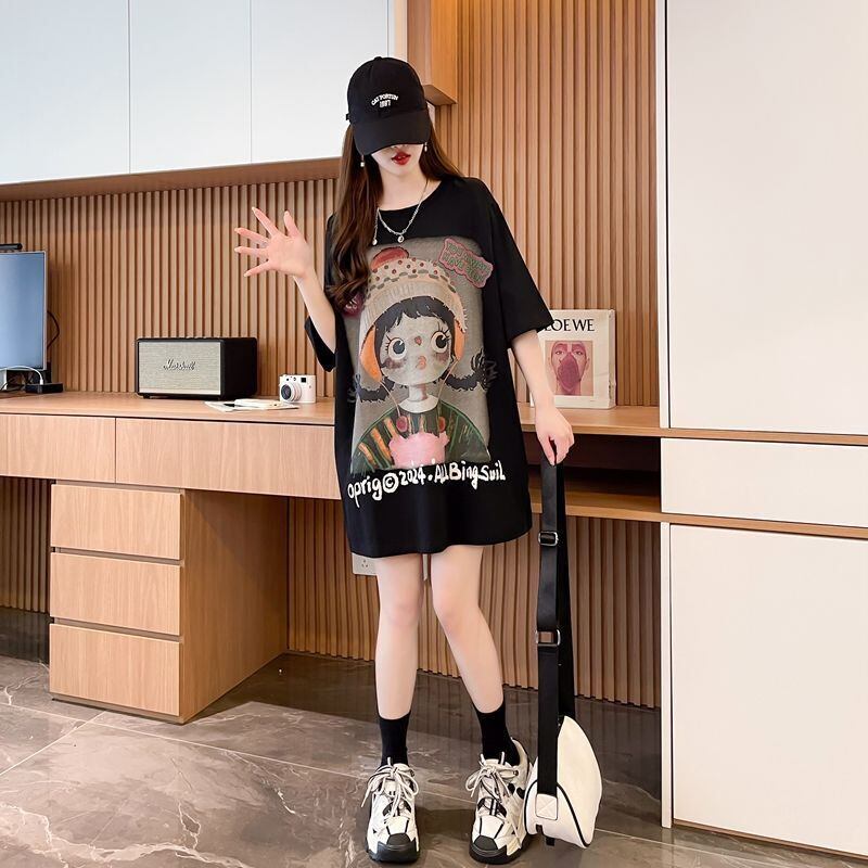 新作 特別デザイン アバンギャルド プリント全3色 半袖Tシャツ カットソー ＜S-8605＞