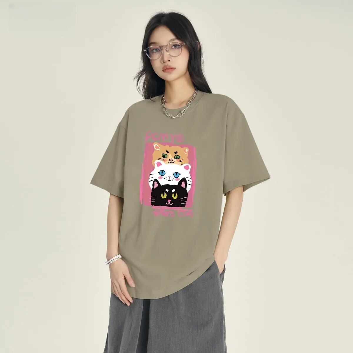 大好評 海外トレンド 定番シンプル 好感度UP カジュアル 全3色 半袖 Tシャツ ＜S-11283＞