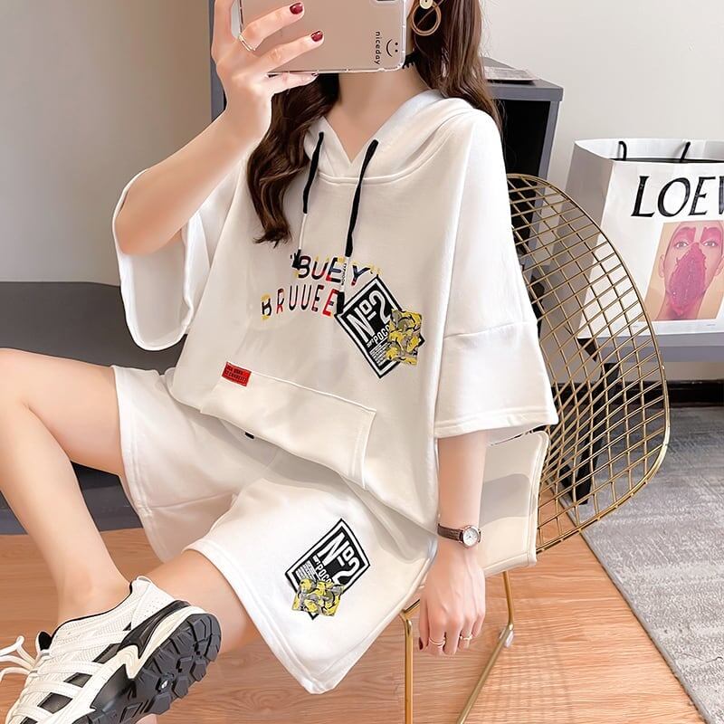 ファッション 切り替え 清涼感たっぷり ブラウス＋パンツ セットアップ＜S-3144＞