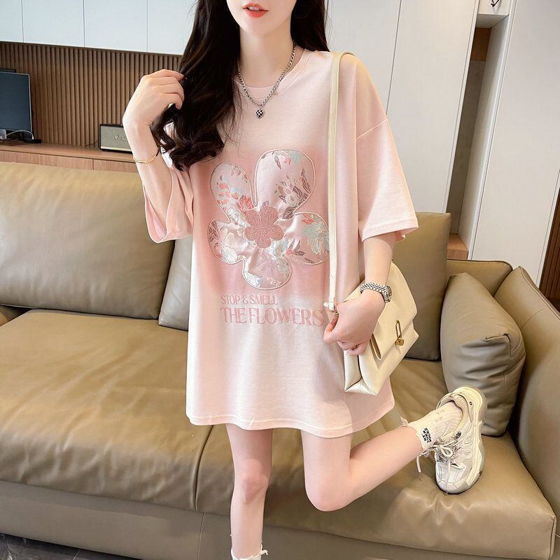 超人気 切り替え カジュアル プリント全3色 半袖Tシャツ カットソー ＜S-8609＞