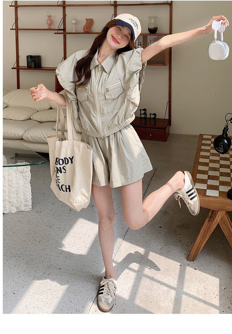 ファッション デニム 個性派 半袖Ｔシャツⅹパンツセット<S-11726>