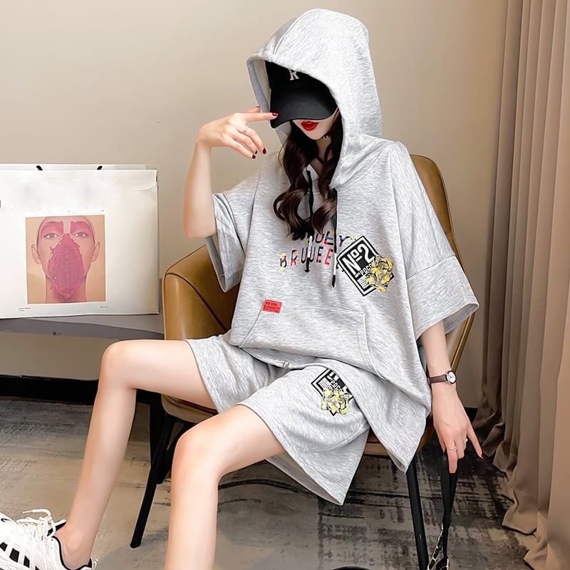 ファッション 切り替え 清涼感たっぷり ブラウス＋パンツ セットアップ＜S-3144＞