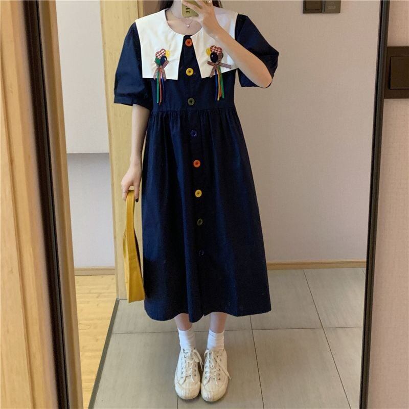 大活躍 大人可愛い 超人気 シンプル チェック柄 フロック<S-11286>