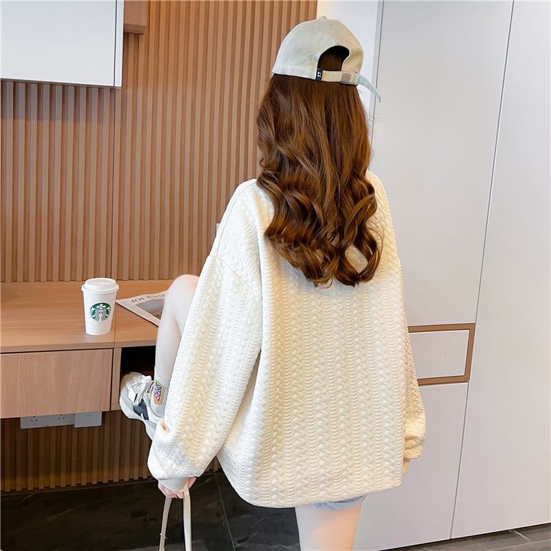 女子マスト ゆったりスウェット 刺?ロゴ 全3色トップス＜S-4807＞