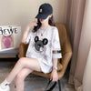 デザインセンス重工業ホットダイヤモンドパーソナライズされた漫画半袖Tシャツ、夏の新しいスタイル<S-2924>