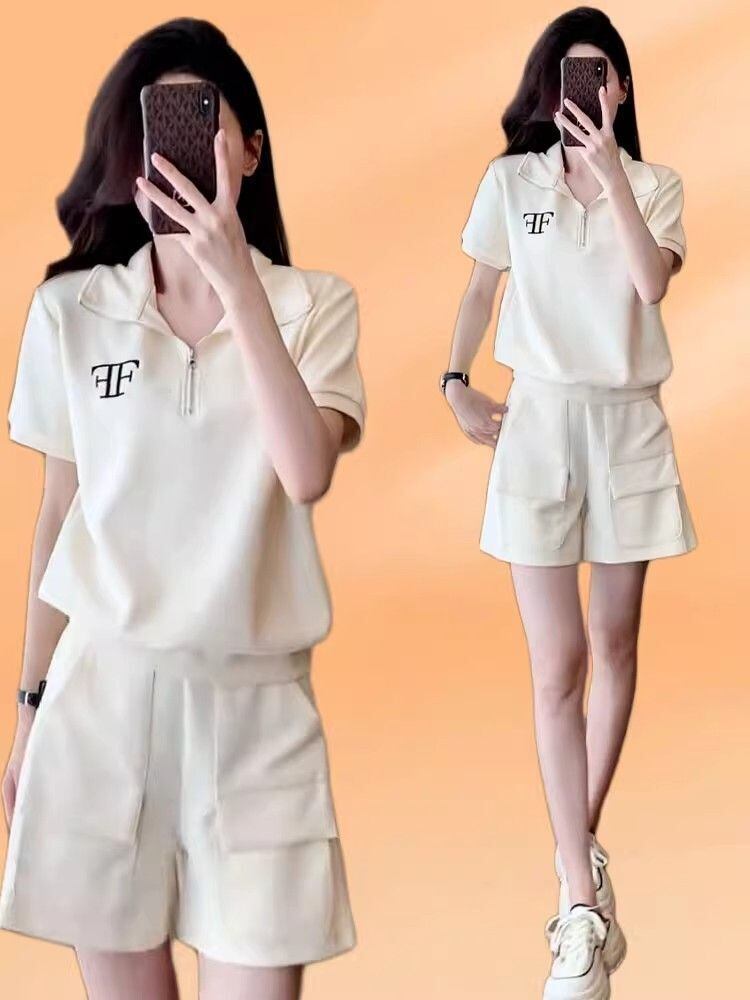 真夏も快適 半袖 カジュアル Tシャツ ショートパンツ セットアップ ＜S-11140＞