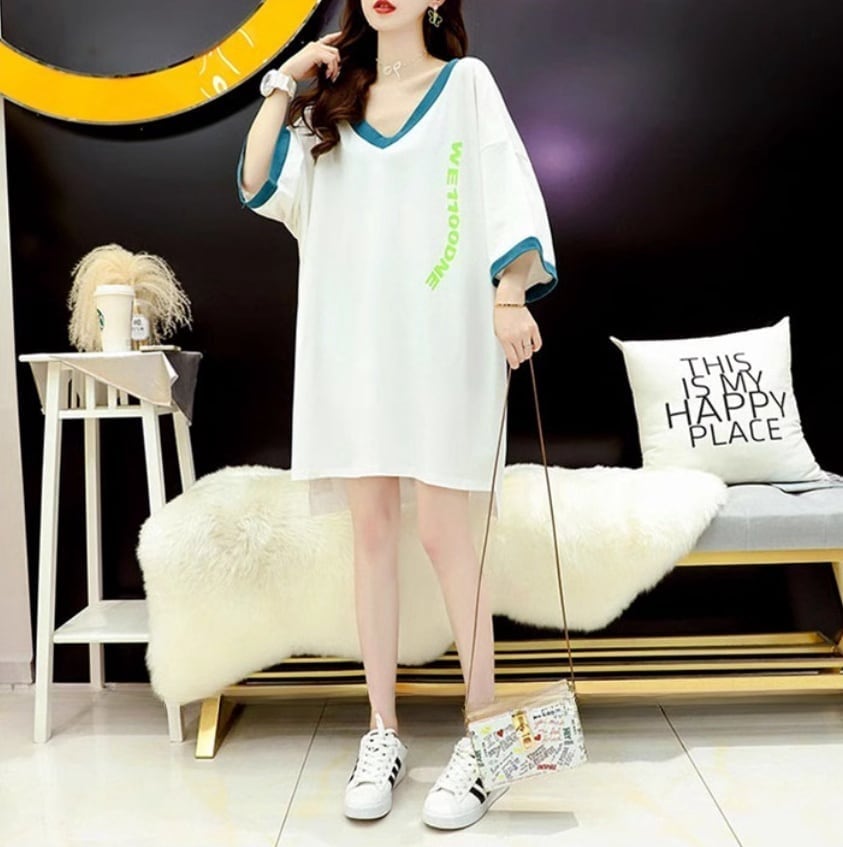 好感度UP アバンギャルド 上質 Vネック 半袖 Tシャツ 全3色＜S-8070＞