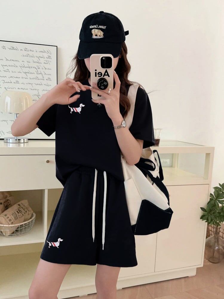 人気上昇中 着心地良い 真夏も快適 カジュアル 全5色 半袖 Tシャツ ショートパンツ セットアップ ＜S-9216＞